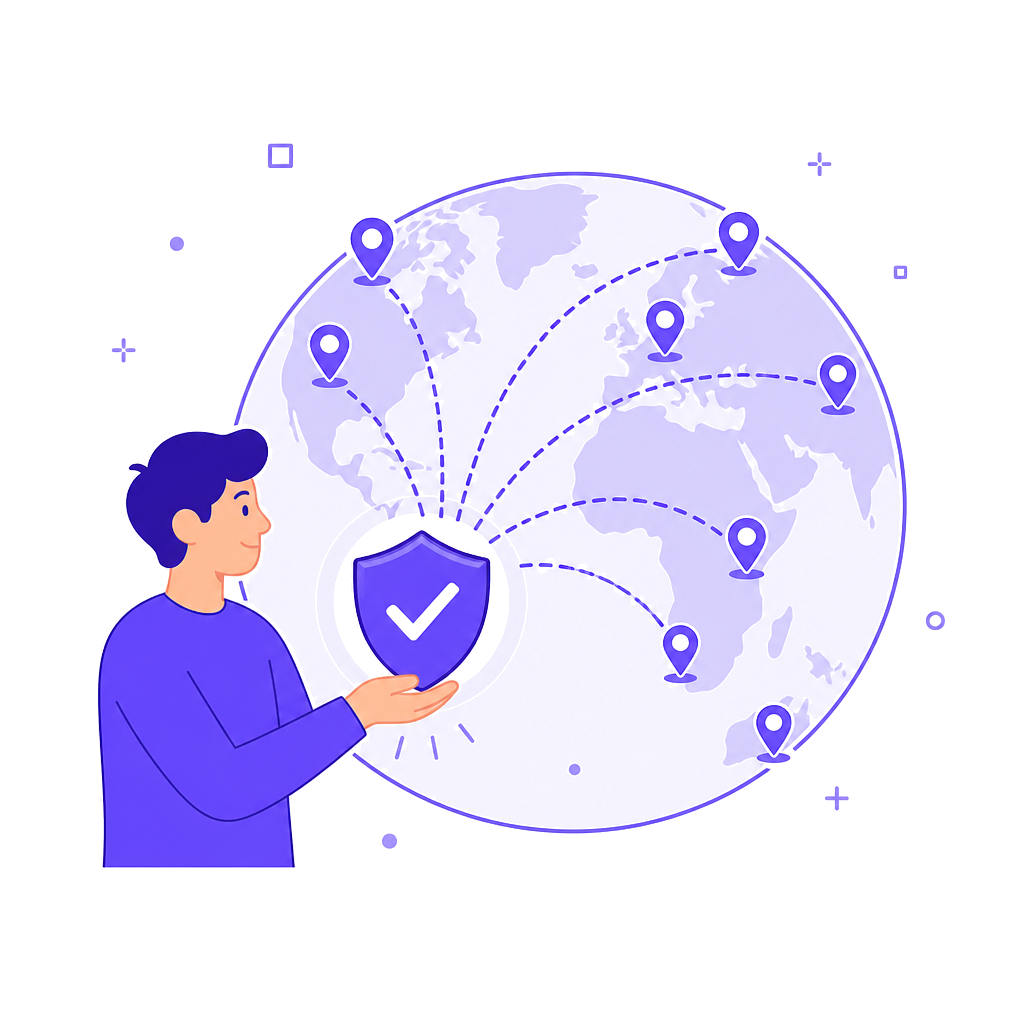 Multi-region authorized IP stresser capacity illustration